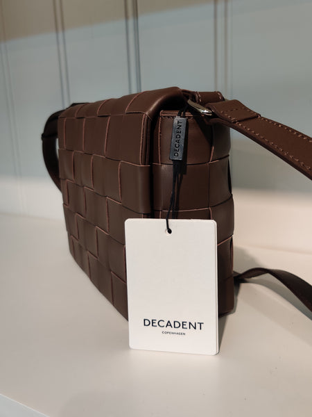 Shop secondhand brun flet taske online hos Tales