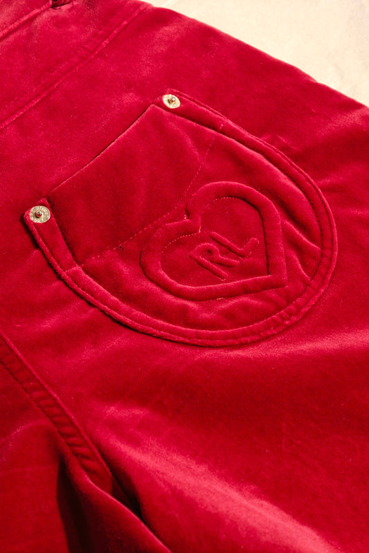 Shop, secondhand, Røde Rena Lange shorts , online hos tales