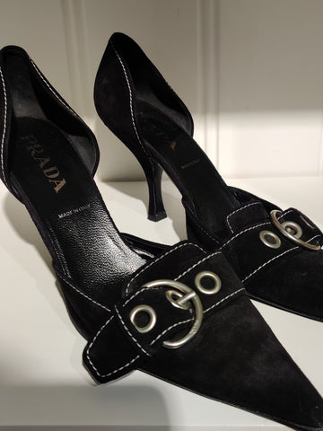 Shop secondhand Prada heels/sko online hos Tales