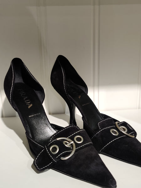 Shop secondhand Prada heels/sko online hos Tales