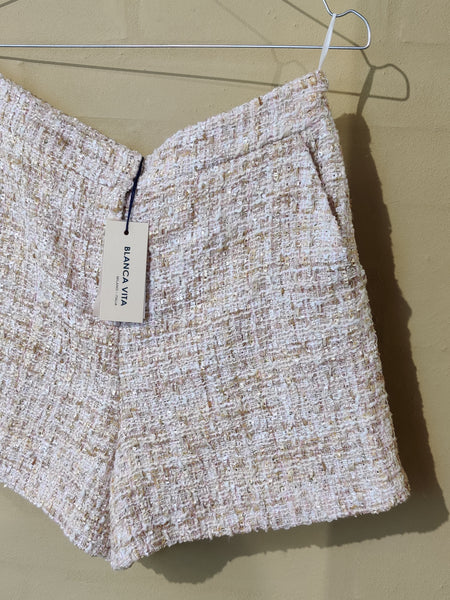 BLANCA VITA bouclé shorts |369|