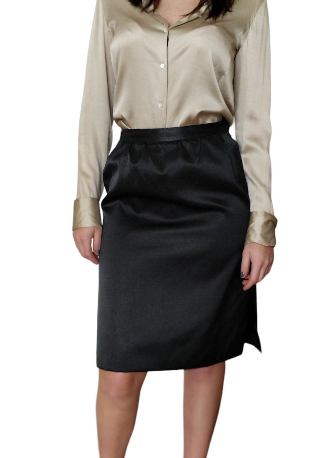 Rive Gauche pencil skirt